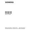 SIEMENS FS333V6 Manual de Usuario